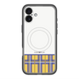 スリムプロテクションプレミアムケース with MagSafe［ CASEPLAY Tartan Check - Yellow ］