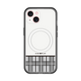 スリムプロテクションプレミアムケース with MagSafe［ CASEPLAY Tartan Check - Gray ］