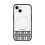 スリムプロテクションプレミアムケース with MagSafe［ CASEPLAY Tartan Check - Gray ］
