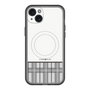 スリムプロテクションプレミアムケース with MagSafe［ CASEPLAY Tartan Check - Gray ］