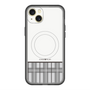 スリムプロテクションプレミアムケース with MagSafe［ CASEPLAY Tartan Check - Gray ］