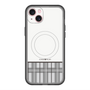 スリムプロテクションプレミアムケース with MagSafe［ CASEPLAY Tartan Check - Gray ］