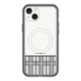 スリムプロテクションプレミアムケース with MagSafe［ CASEPLAY Tartan Check - Gray ］