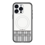 スリムプロテクションプレミアムケース with MagSafe［ CASEPLAY Tartan Check - Gray ］