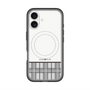 スリムプロテクションプレミアムケース with MagSafe［ CASEPLAY Tartan Check - Gray ］