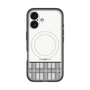 スリムプロテクションプレミアムケース with MagSafe［ CASEPLAY Tartan Check - Gray ］