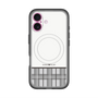 スリムプロテクションプレミアムケース with MagSafe［ CASEPLAY Tartan Check - Gray ］