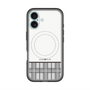 スリムプロテクションプレミアムケース with MagSafe［ CASEPLAY Tartan Check - Gray ］