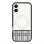 スリムプロテクションプレミアムケース with MagSafe［ CASEPLAY Tartan Check - Gray ］