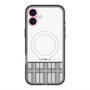 スリムプロテクションプレミアムケース with MagSafe［ CASEPLAY Tartan Check - Gray ］