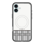 スリムプロテクションプレミアムケース with MagSafe［ CASEPLAY Tartan Check - Gray ］