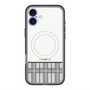 スリムプロテクションプレミアムケース with MagSafe［ CASEPLAY Tartan Check - Gray ］
