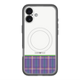 スリムプロテクションプレミアムケース with MagSafe［ CASEPLAY Tartan Check - Purple ］