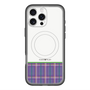 スリムプロテクションプレミアムケース with MagSafe［ CASEPLAY Tartan Check - Purple ］