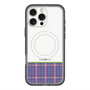 スリムプロテクションプレミアムケース with MagSafe［ CASEPLAY Tartan Check - Purple ］