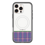 スリムプロテクションプレミアムケース with MagSafe［ CASEPLAY Tartan Check - Purple ］