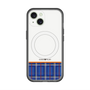 スリムプロテクションプレミアムケース with MagSafe［ CASEPLAY Tartan Check - Blue ］