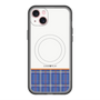 スリムプロテクションプレミアムケース with MagSafe［ CASEPLAY Tartan Check - Blue ］