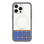 スリムプロテクションプレミアムケース with MagSafe［ CASEPLAY Tartan Check - Blue ］