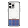 スリムプロテクションプレミアムケース with MagSafe［ CASEPLAY Tartan Check - Blue ］