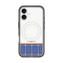 スリムプロテクションプレミアムケース with MagSafe［ CASEPLAY Tartan Check - Blue ］