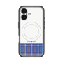スリムプロテクションプレミアムケース with MagSafe［ CASEPLAY Tartan Check - Blue ］