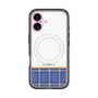 スリムプロテクションプレミアムケース with MagSafe［ CASEPLAY Tartan Check - Blue ］