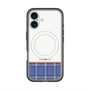 スリムプロテクションプレミアムケース with MagSafe［ CASEPLAY Tartan Check - Blue ］