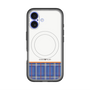 スリムプロテクションプレミアムケース with MagSafe［ CASEPLAY Tartan Check - Blue ］