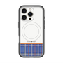 スリムプロテクションプレミアムケース with MagSafe［ CASEPLAY Tartan Check - Blue ］