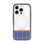 スリムプロテクションプレミアムケース with MagSafe［ CASEPLAY Tartan Check - Blue ］