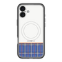 スリムプロテクションプレミアムケース with MagSafe［ CASEPLAY Tartan Check - Blue ］