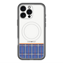 スリムプロテクションプレミアムケース with MagSafe［ CASEPLAY Tartan Check - Blue ］