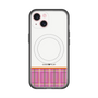 スリムプロテクションプレミアムケース with MagSafe［ CASEPLAY Tartan Check - Pink ］