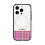 スリムプロテクションプレミアムケース with MagSafe［ CASEPLAY Tartan Check - Pink ］