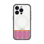 スリムプロテクションプレミアムケース with MagSafe［ CASEPLAY Tartan Check - Pink ］
