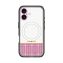 スリムプロテクションプレミアムケース with MagSafe［ CASEPLAY Tartan Check - Pink ］