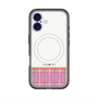 スリムプロテクションプレミアムケース with MagSafe［ CASEPLAY Tartan Check - Pink ］