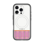 スリムプロテクションプレミアムケース with MagSafe［ CASEPLAY Tartan Check - Pink ］