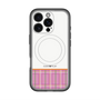 スリムプロテクションプレミアムケース with MagSafe［ CASEPLAY Tartan Check - Pink ］