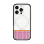 スリムプロテクションプレミアムケース with MagSafe［ CASEPLAY Tartan Check - Pink ］