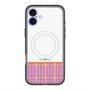 スリムプロテクションプレミアムケース with MagSafe［ CASEPLAY Tartan Check - Pink ］