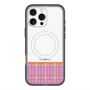 スリムプロテクションプレミアムケース with MagSafe［ CASEPLAY Tartan Check - Pink ］
