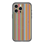 スリムプロテクションプレミアムケース with MagSafe［ Colorful Stripe ］