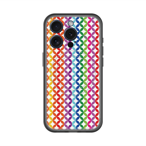 スリムプロテクションプレミアムケース with MagSafe［ 七宝柄 ］