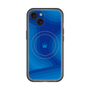 スリムプロテクションプレミアムケース with MagSafe［ CASEPLAY Winding Pattern - Blue ］