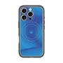 スリムプロテクションプレミアムケース with MagSafe［ CASEPLAY Winding Pattern - Blue ］
