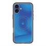 スリムプロテクションプレミアムケース with MagSafe［ CASEPLAY Winding Pattern - Blue ］