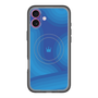 スリムプロテクションプレミアムケース with MagSafe［ CASEPLAY Winding Pattern - Blue ］