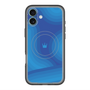 スリムプロテクションプレミアムケース with MagSafe［ CASEPLAY Winding Pattern - Blue ］
